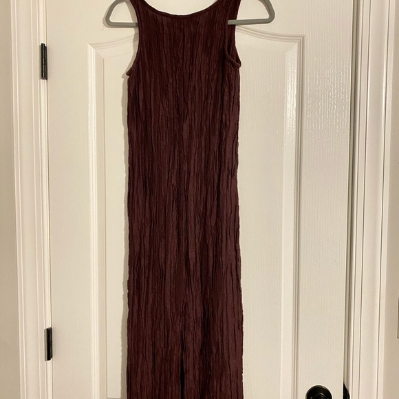 SU-Zen size small sleeves wrinkle dark purple dress. In perfect condition - Picture 11 of 17